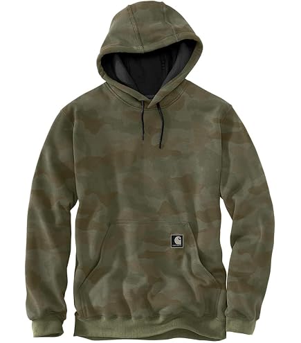 Predator Camo Thermo Grid Mid Weight Hooded Sweatshirt at Amazon